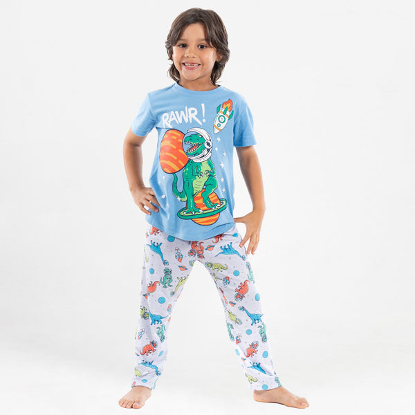 Pijama niño Dinosaurio astronauta